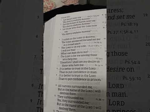 Psalm 118:5-9