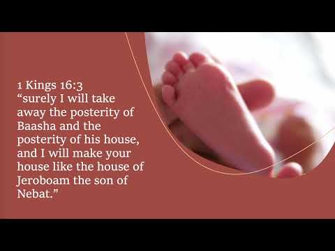 1 Kings 16:3 Impacting Future Generations
