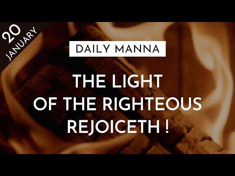 The Light Of The Righteous Rejoiceth | Proverbs 13:9 | Daily Manna