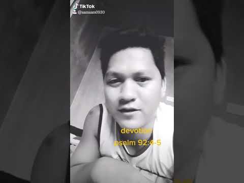 Daily bible reading devotion psalm 92:4-5