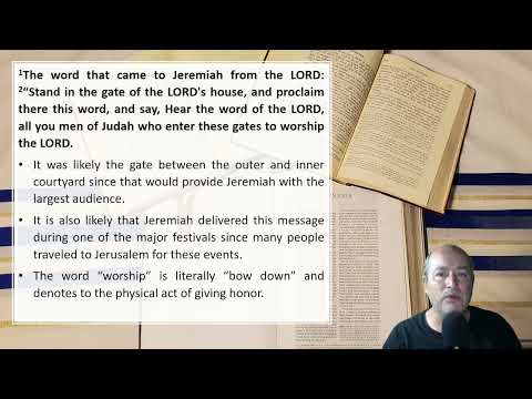 Reading the Bible with Meaning - Jeremiah 7:1-34