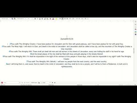 02 12 Scripture ZecharIAH 8:2 8