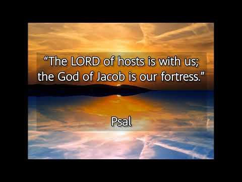 Psalm 46:7 "The Lord Almighty is with us;    the God of Jacob is our fortress."