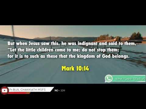 Mark 10:14 | Daily Word_24/03/2021 | Whatsapp Status