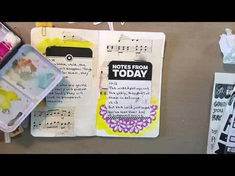 Travelers Notebook: Psalm 37:10-13   "Lord"