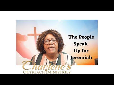 The People Speak Up for Jeremiah. Jeremiah 26: 16-24. Saturday's, Daily Bible Study.