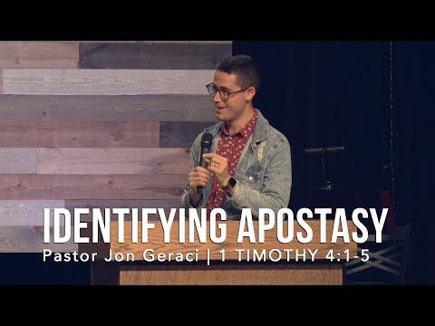 1 Timothy 4:1-5, Identifying Apostasy