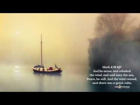 Today's Video Bible Verse.   Mark 4:39 KJV    "Peace, be still"....