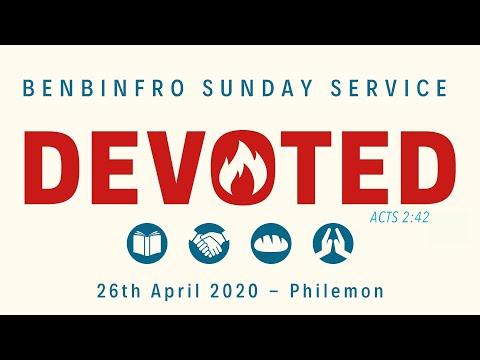 Sunday 26th April - Philemon 1:1-7