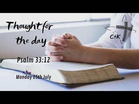 Choose God | Psalm 33:12 | Curtis Thompson | 25th July 2022