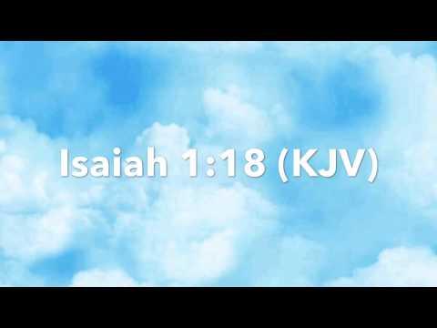 God's Time:  Isaiah 1:18 (KJV)