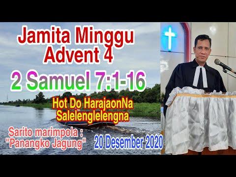 Jamita Minggu, 20 Desember 2020 2Samuel 7:1-16