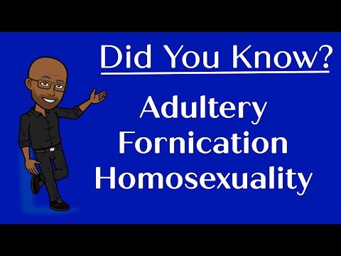 Fornication, Adultery, Homosexuality | 1 Corinthians 6:9-11