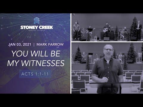 Sunday, January 3, 2021 - You Will Be My Witnesses (Acts 1:1-11) - Full Service