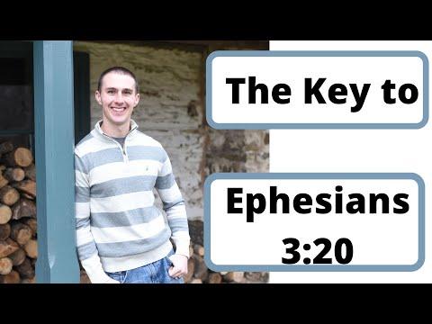 The key to Ephesians 3:20 in your life