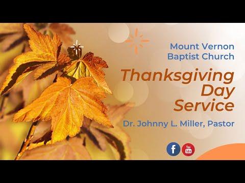 If the Lord Been Good-Dr. Johnny L. Miller, Thanksgiving Service, Psalm 107:1-2