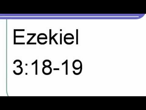 Ezekiel 3:18-19