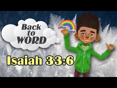 Isaiah 33:6 ★ Bible Verse | Memory Verse for Kids