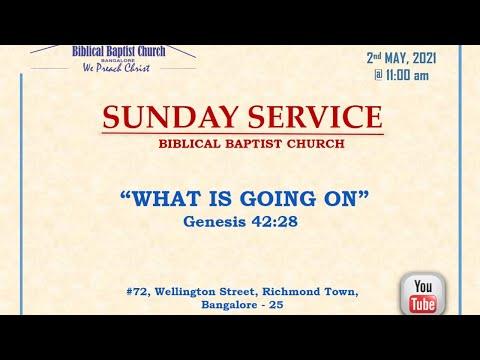 "WHAT IS GOING ON"  (Genesis 42:28)
