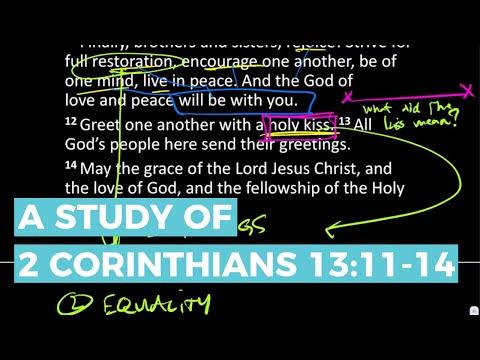 2 Corinthians 13:11-14 | Scripture Study