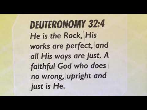 T&T Grace in Action 1.3 Deuteronomy 32:4 NIV