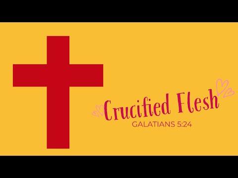 Galatians 5:24 THEY THAT ARE CHRIST'S HAVE CRUCIFIED THE FLESH WITH THE AFFECTIONS AND LUSTS ...