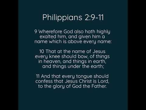 Philippians 2:9-11 Song (KJV Bible Memorization Song)
