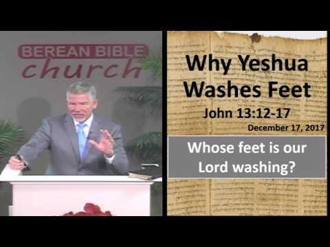 Why Yeshua Washes Feet (John 13:12-17)