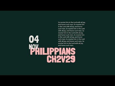Daily Devotional with Christian Finer // Philippians 2:29
