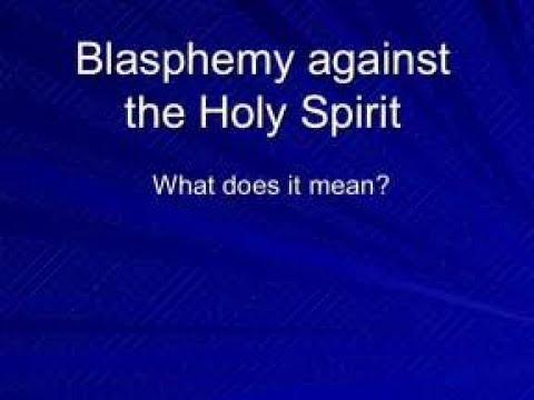 Blasphemy against the Holy Spirit explained (Mark 3:28-30)
