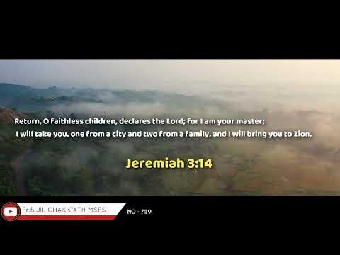 Jeremiah 3:14 | Daily Word_09/06/2022 | Whatsapp Status