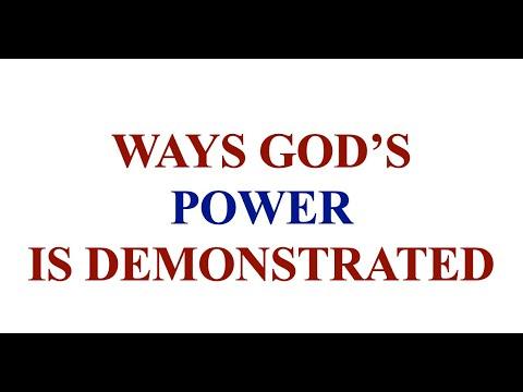 ways in which Gods power is demostrated in the deliverance of the israelites | Exodus 14:5 -31