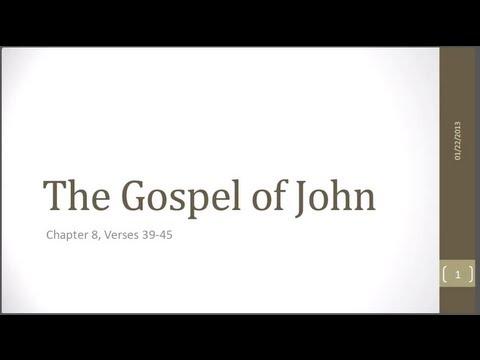 John 8:39-45 (part of the continuing weekly verse-by-verse Bible study at Tokyo Baptist Church)