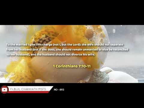 1 Corinthians 7:10-11 | Daily Word_23/11/2022 | Whatsapp Status