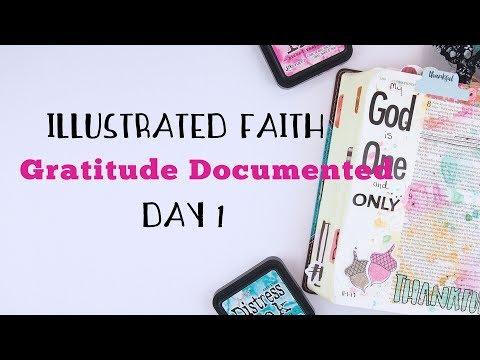 Illustrated Faith Gratitude Documented - Day 1 - 1 Corinthians 8:6