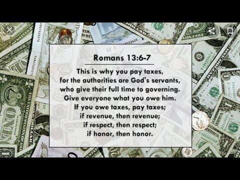 Romans 13:6-7. This Is Why You Pay Taxes...