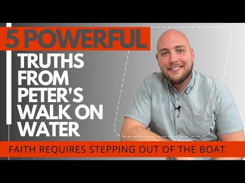 Peter Walks On Water (5 powerful lessons from Matthew 14:22-33)