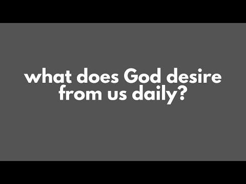 What Does God Desire From Us Daily? | Nehemiah 9:4-6