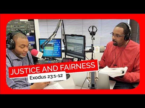 Justice and Fairness Exodus 23:1-12 Sunday School Lesson January 16, 2022 Ronald Jasmin Cornelius