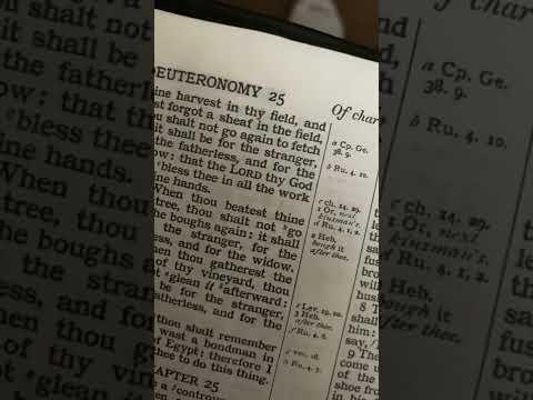 UNDERSTANDING DEUTERONOMY 24:19!!!! ( man’s goings are of the Lord)