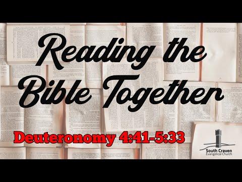 Deuteronomy 4:41-5:33