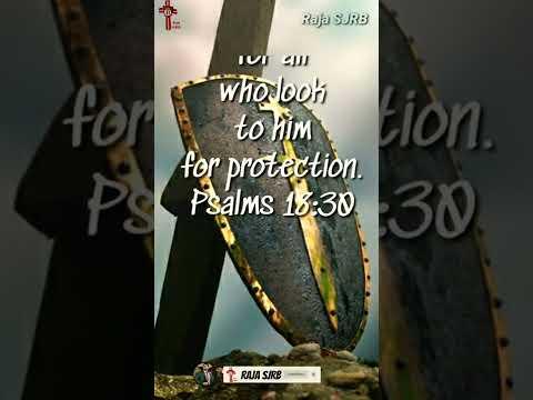 Today's Bible Verse ~ Psalms 18:30 ~ Raja SJRB