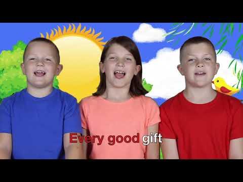 "Every Good Gift", Scripture Memory Song (James 1:17a) - Spencer Family Music