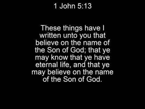 1 John 5:13 Song (KJV Bible Memorization)