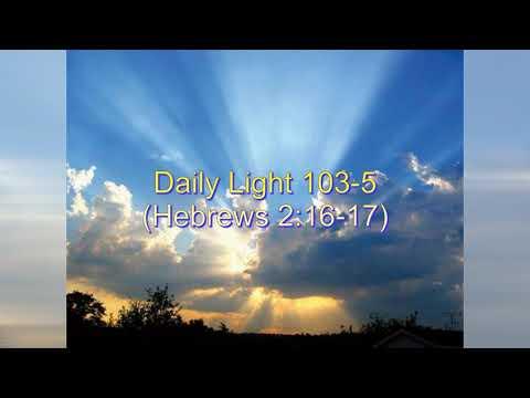 Daily Light April 12th, part 5 (Hebrews 2:16-17)