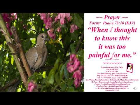 Prayer Psalm 73:16 Rev. Cedricka Simmons-Brown