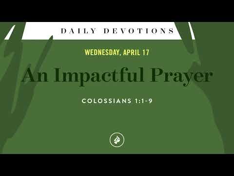 An Impactful Prayer – Daily Devotional