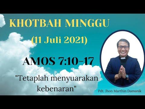 Khotbah Minggu, 11 Juli 2021 (Amos 7:10-17)