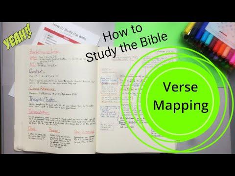 How to Study the Bible- Verse Mapping Colossians 3:17 & 23