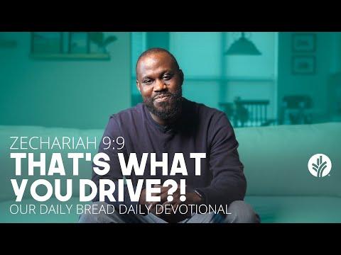 That's What You Drive?! | Zechariah 9:9 | Our Daily Bread Video Devotional